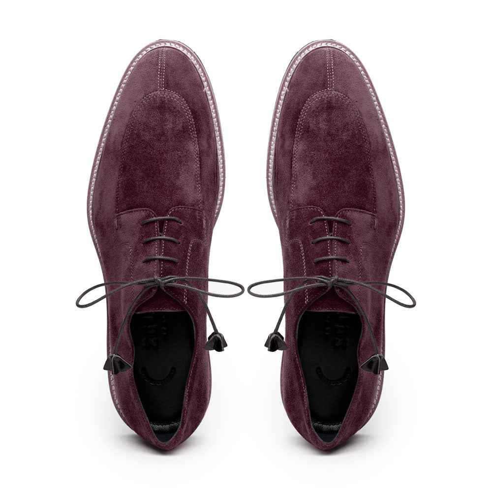 26-220-BDX CAMPO Sueded Goatskin Lace Up, Bordeaux