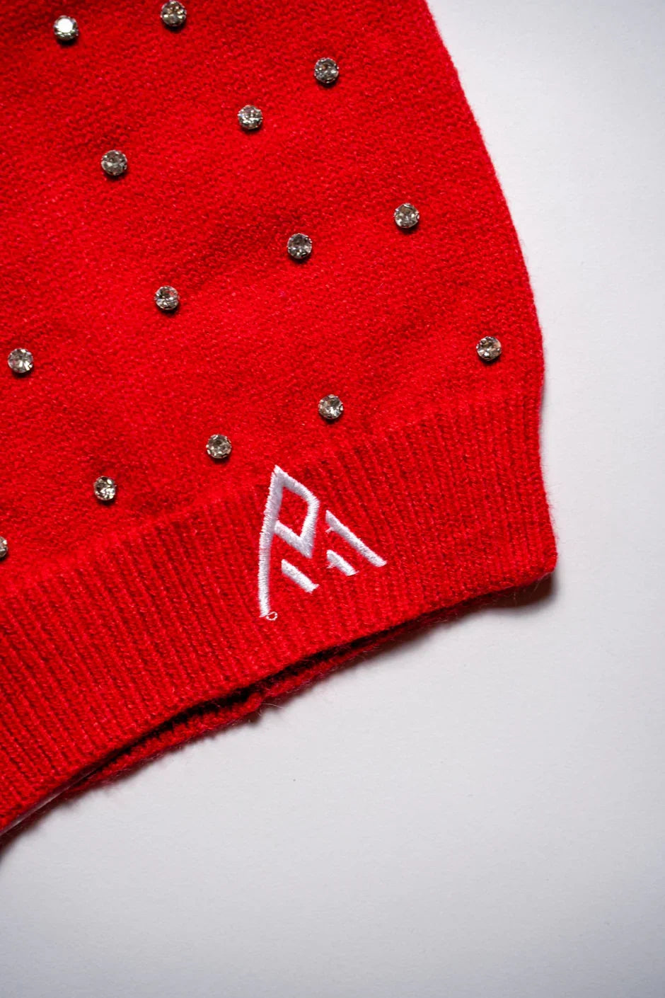 PAPER MONEY Ski Mask Rhinestone Studded