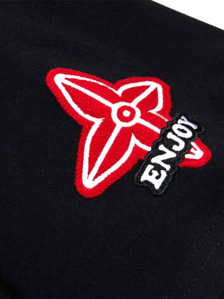 Heavy Embroidery Patch Embroidered T-Shirt