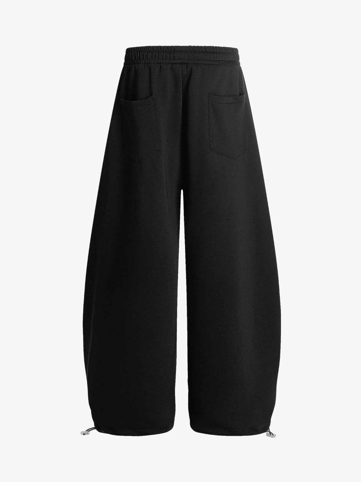 Retro Paratrooper Machete Pleated Design Printed Wide-Leg Pants - 2558