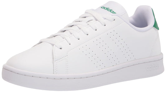 adidas Mens Advantage Racquetball Shoe White/White/Green 14