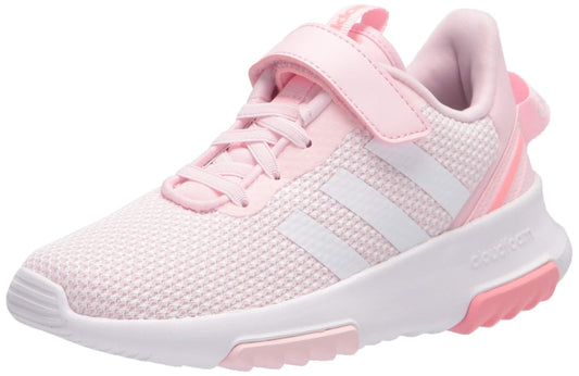 adidas Racer TR 2.0 Running Shoe Clear Pink/White/Super Pop 7 US Unisex Big Kid