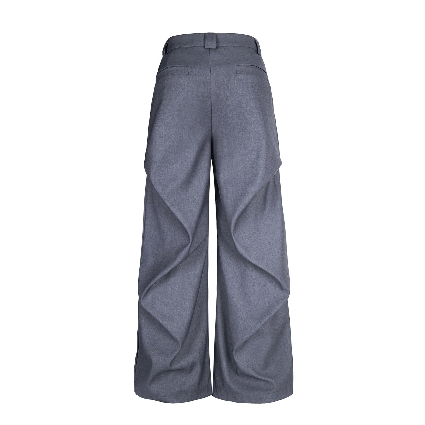 Pleated Casual Trousers | Adjustable Belt Streetwear Pants - Luxuryurbanwear