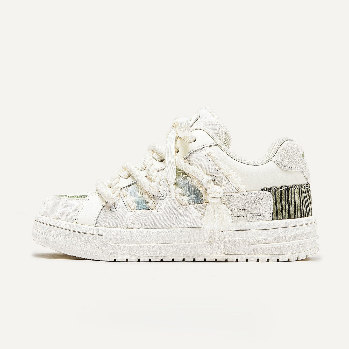 Cloud | White Streetwear Sneakers - Luxuryurbanwear