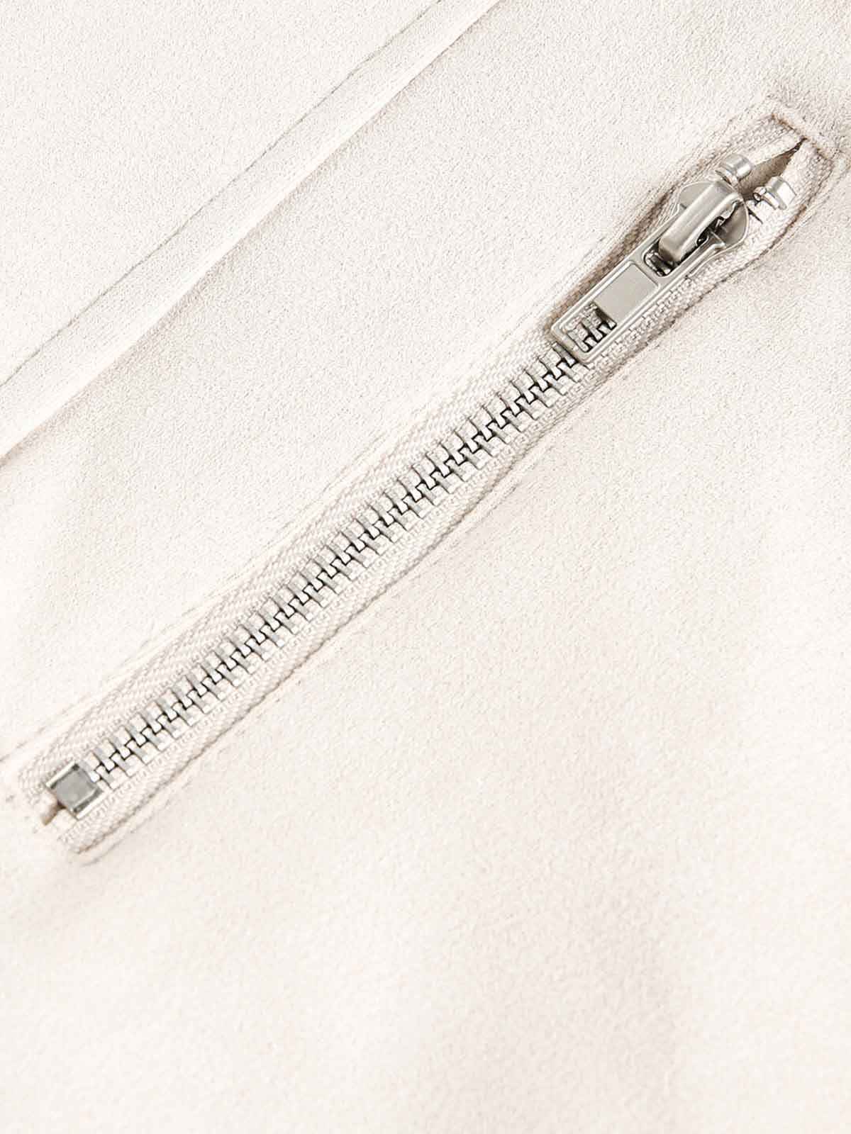 Military-Inspired Utility Shoulder Straps Zip Jacket