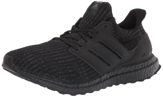 adidas Womens Ultraboost 4.0 DNA Running Shoe Black/Black/Active Red 5.5
