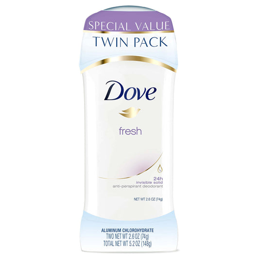 Dove Deodorant Fresh 2.6 oz Twin Pack