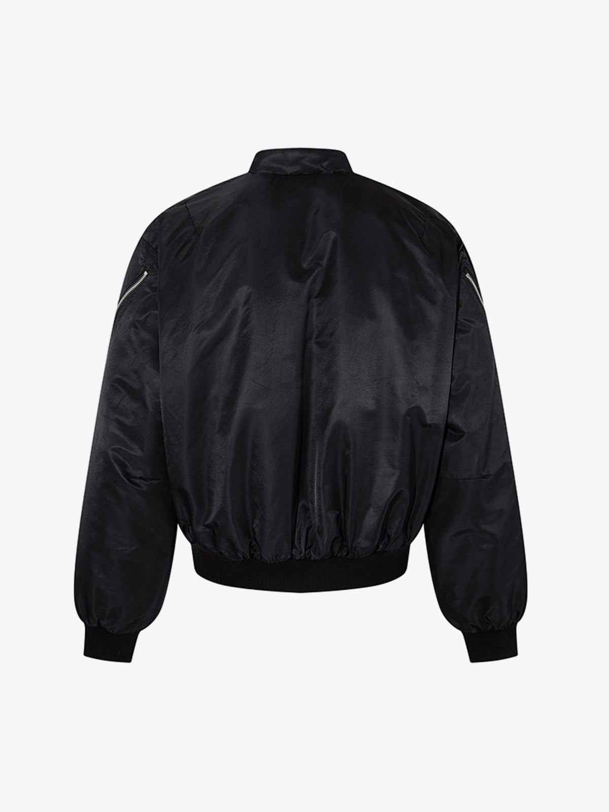 Minimalist Zip Bomber Jacket