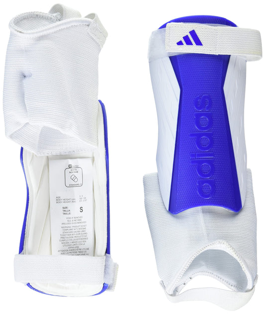 adidas Unisex-Child Tiro Soft Ground Match Shin Guards White/Team Royal Blue/White Medium