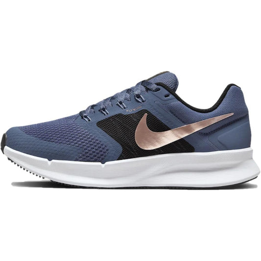 NIKE Run Swift 3 Womens Road Running Shoes DIFFUSED BLUE/MTLC RED BRONZE 4 UK