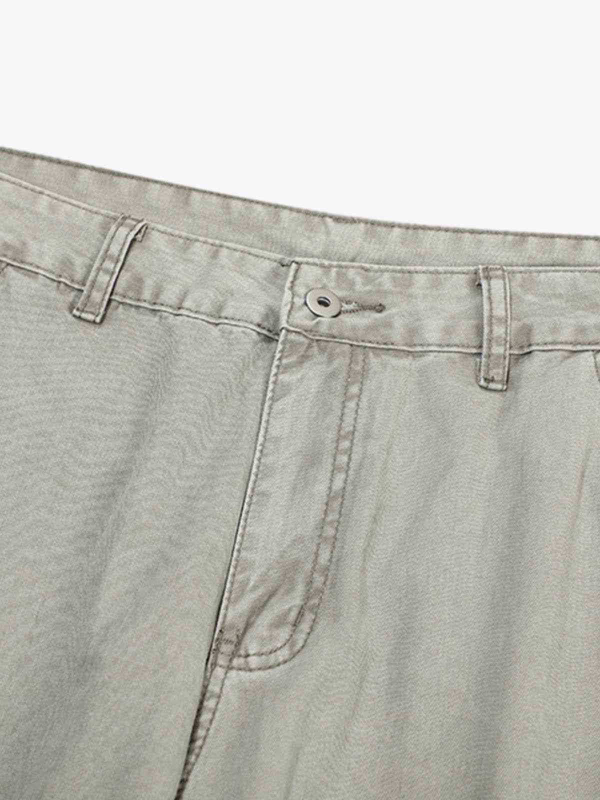 Patchwork Multi-Pocket Workwear Casual Machete Pants