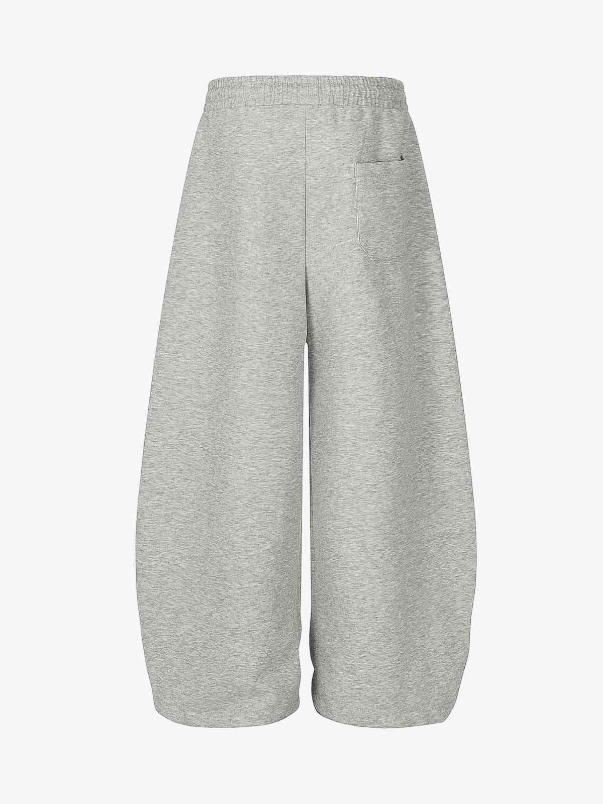 Leopard Stripe Charm Wide Leg Drawstring Sweatpants