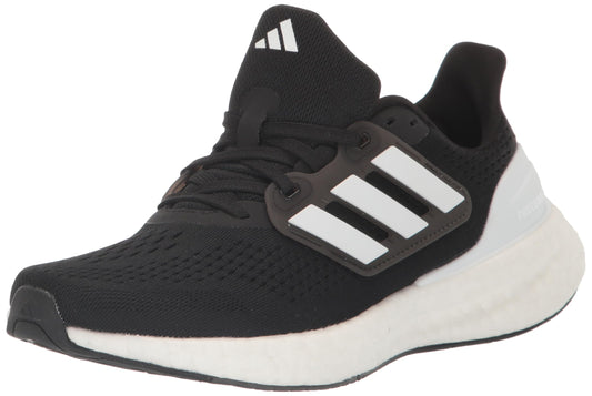 adidas Mens Pureboost 23 Sneaker Core Black/White/Carbon 6.5