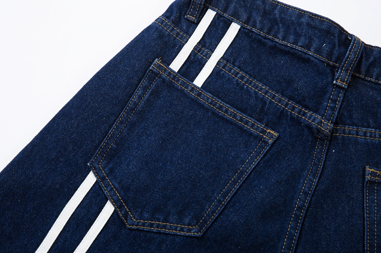 Retro High Street Style Trousers | Wide Leg Baggy Print Jeans - Luxuryurbanwear