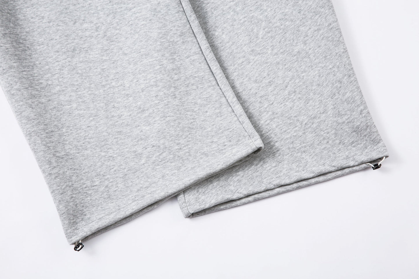 Patchwork Wide Leg Sweatpants | Grey Black Streetwear Trousers - Luxuryurbanwear