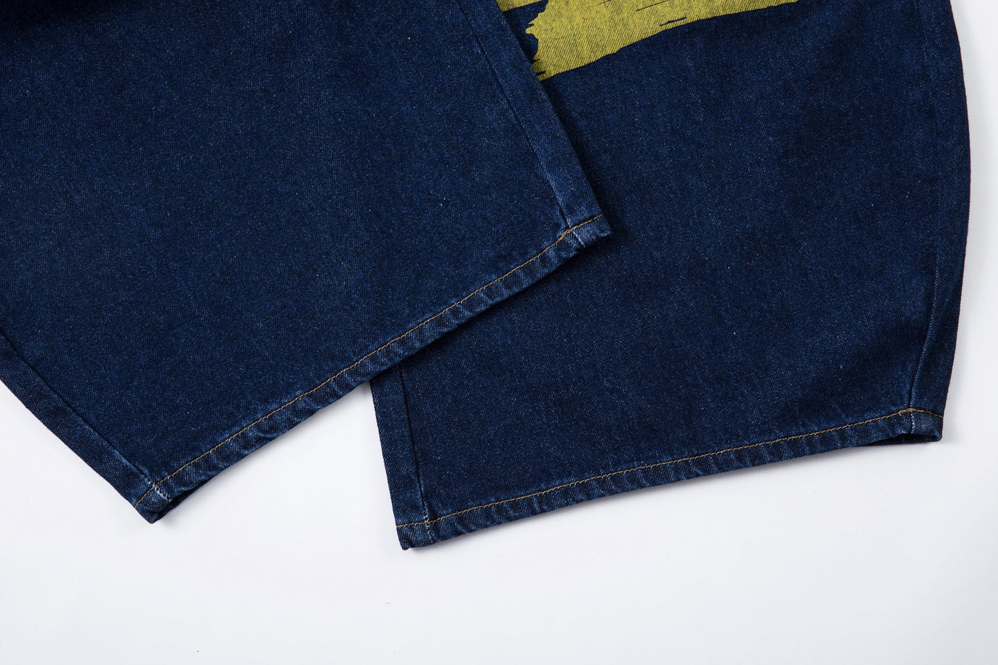 Retro High Street Style Trousers | Wide Leg Baggy Print Jeans - Luxuryurbanwear