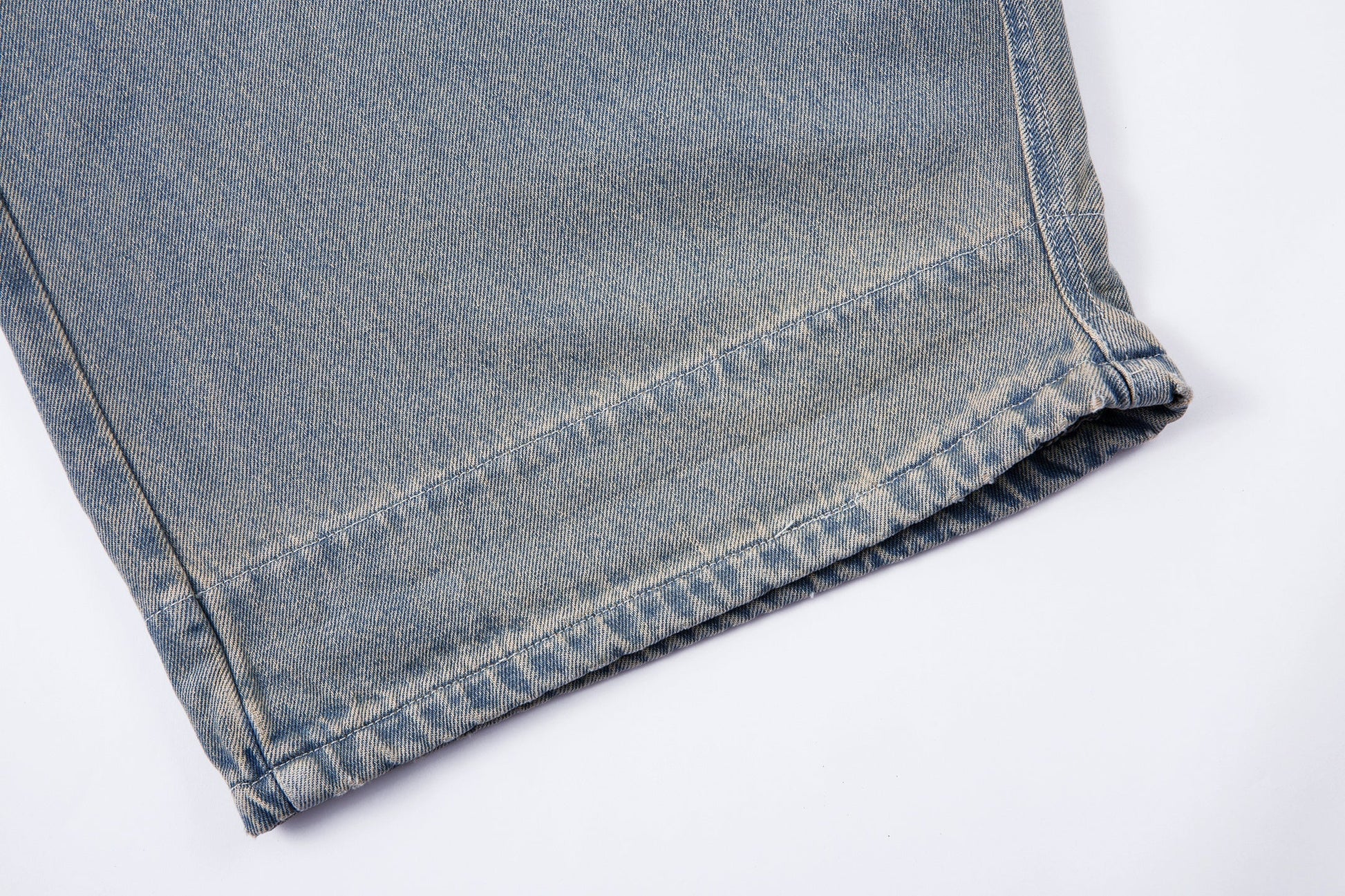 Camo Star Cuffed Denim | Baggy Streetwear Jeans - Luxuryurbanwear