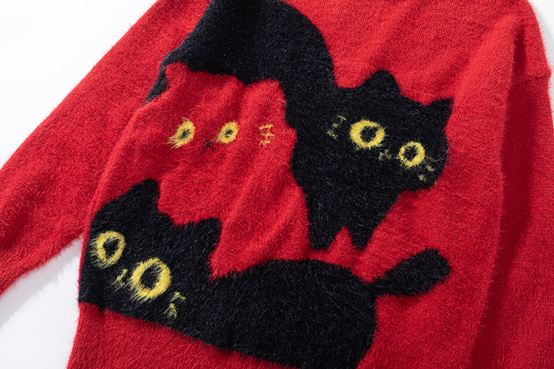 Playful Paws | High Street Knit Jumper - Luxuryurbanwear
