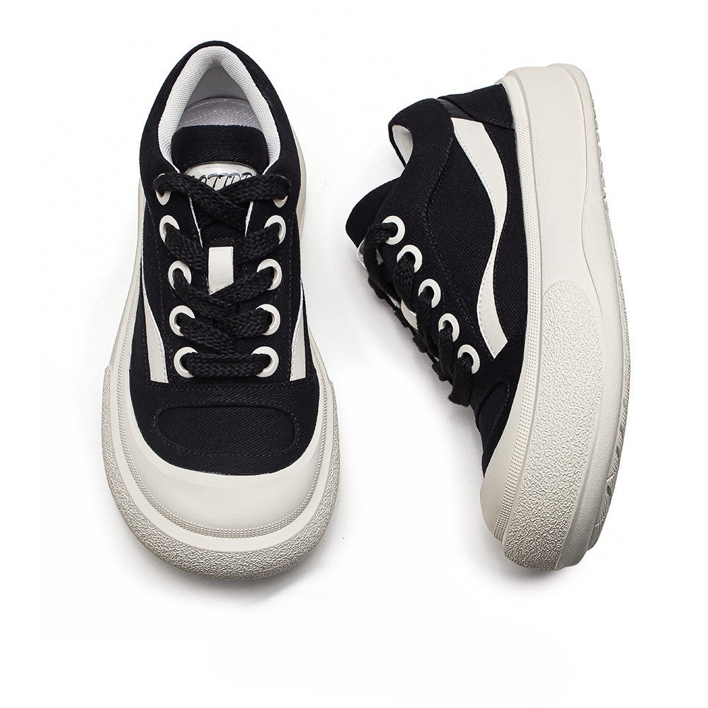 Bubble Thick Sole Bread Sneakers - Luxury Oversized Puffy Skate Shoes | LuxuryUrbanwear - Luxuryurbanwear