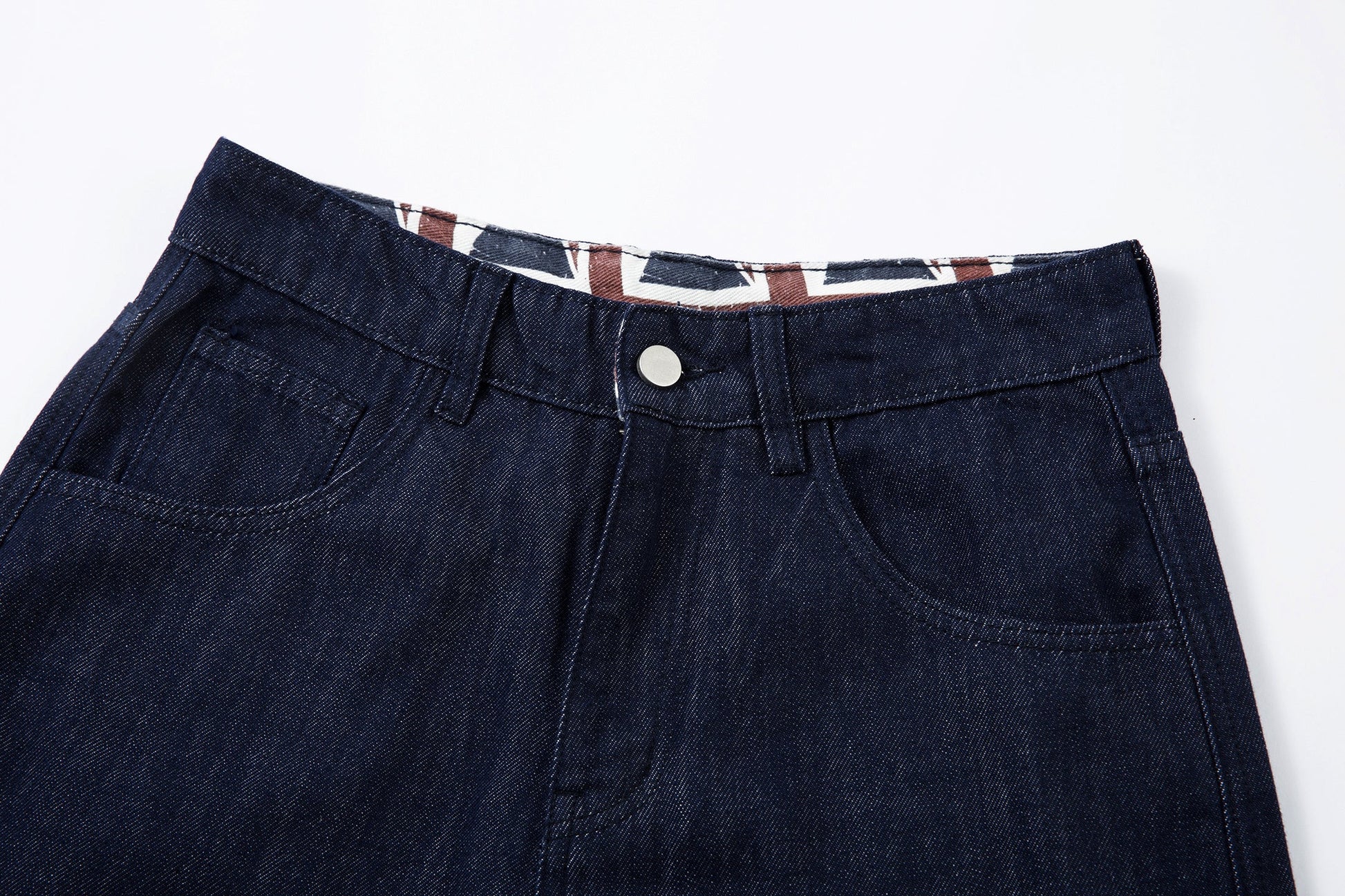 Retro Spliced Streetwear Denim | Y2K Wide Leg Baggy Jeans - Luxuryurbanwear