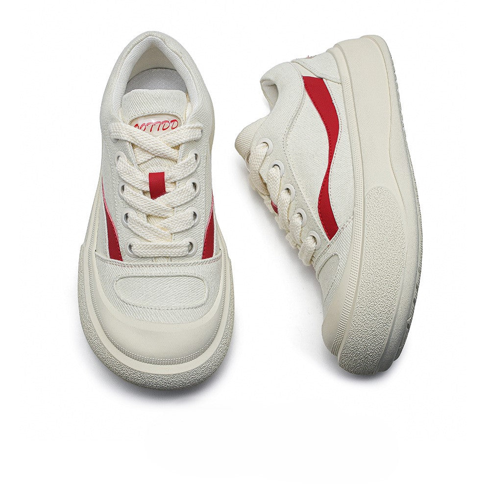 Bubble Thick Sole Bread Sneakers - Luxury Oversized Puffy Skate Shoes | LuxuryUrbanwear - Luxuryurbanwear