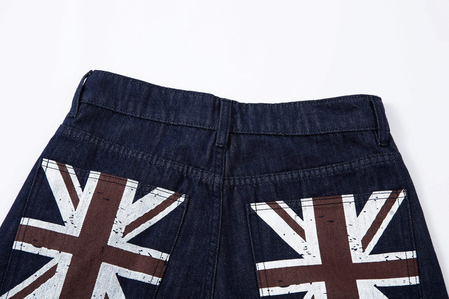 Retro Spliced Streetwear Denim | Y2K Wide Leg Baggy Jeans - Luxuryurbanwear