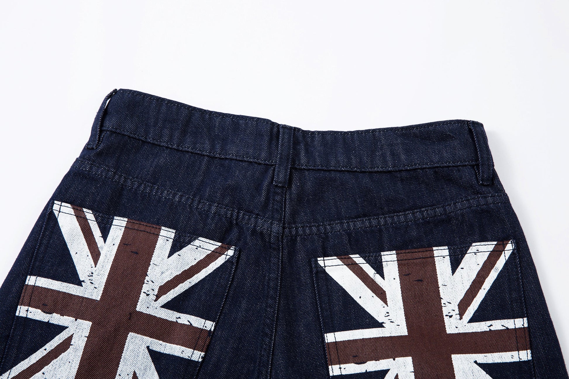 Retro Spliced Streetwear Denim | Y2K Wide Leg Baggy Jeans - Luxuryurbanwear