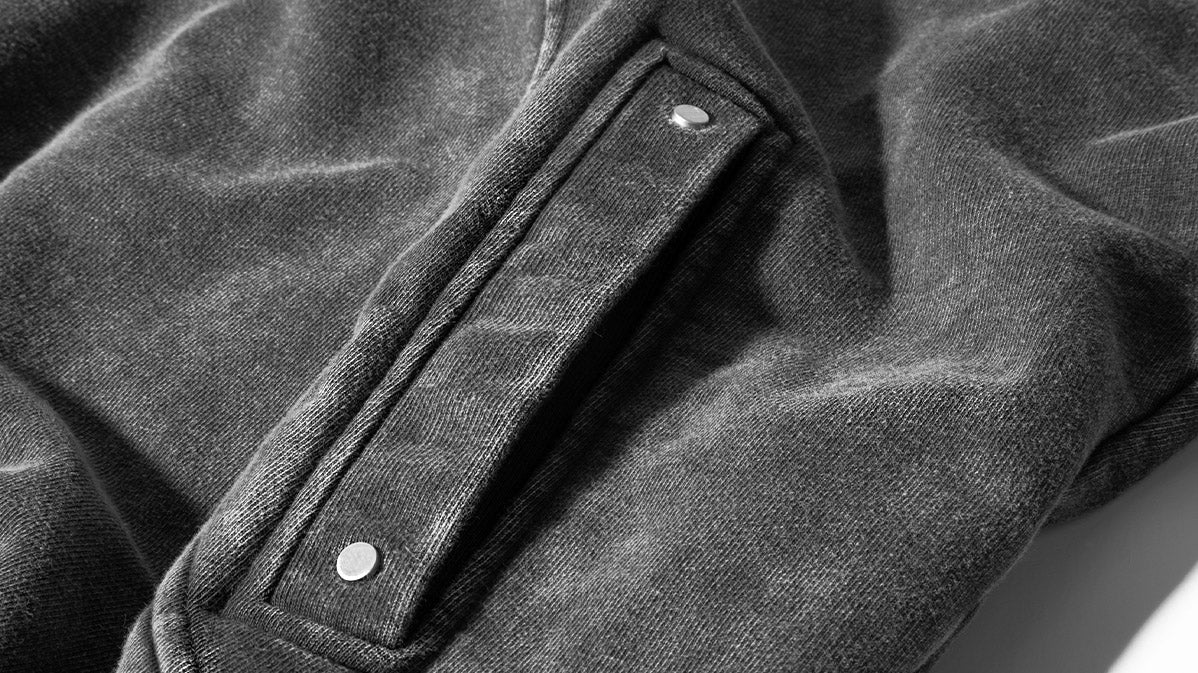 Vintage Washed Pullover | Spliced Streetwear Essential Hoodie - Luxuryurbanwear