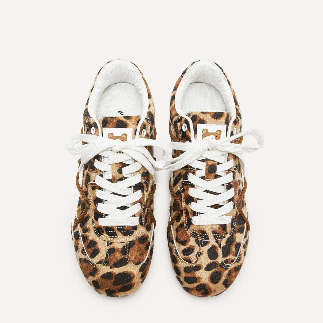 Leopard | Retro Multi-Color Sneakers - Luxuryurbanwear