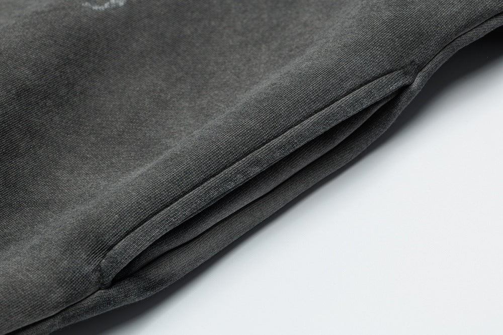 Distressed Retro Pullover | Hollow Embroidered Christmas Hoodie - Luxuryurbanwear
