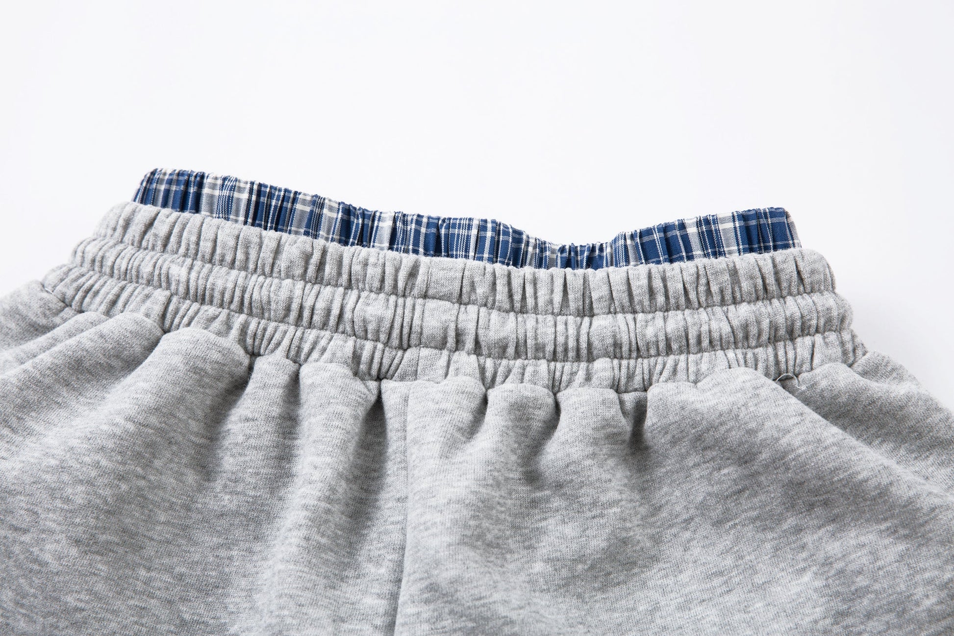 Patchwork Wide Leg Sweatpants | Grey Black Streetwear Trousers - Luxuryurbanwear