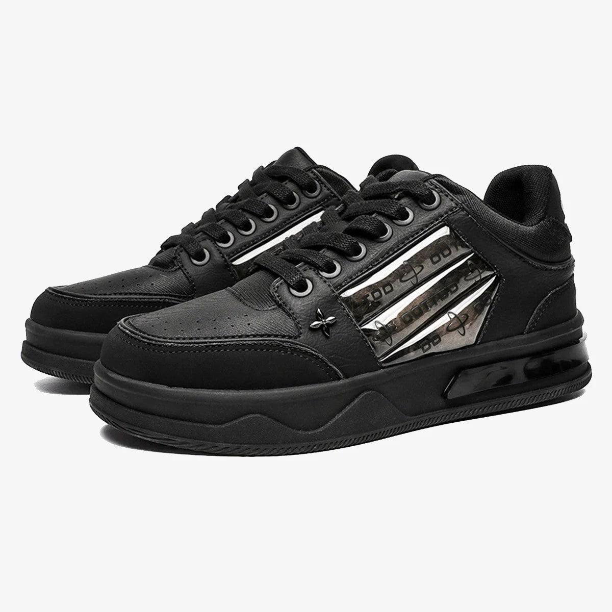 Shadow Letters | Embroidered Skate Shoes - Luxuryurbanwear