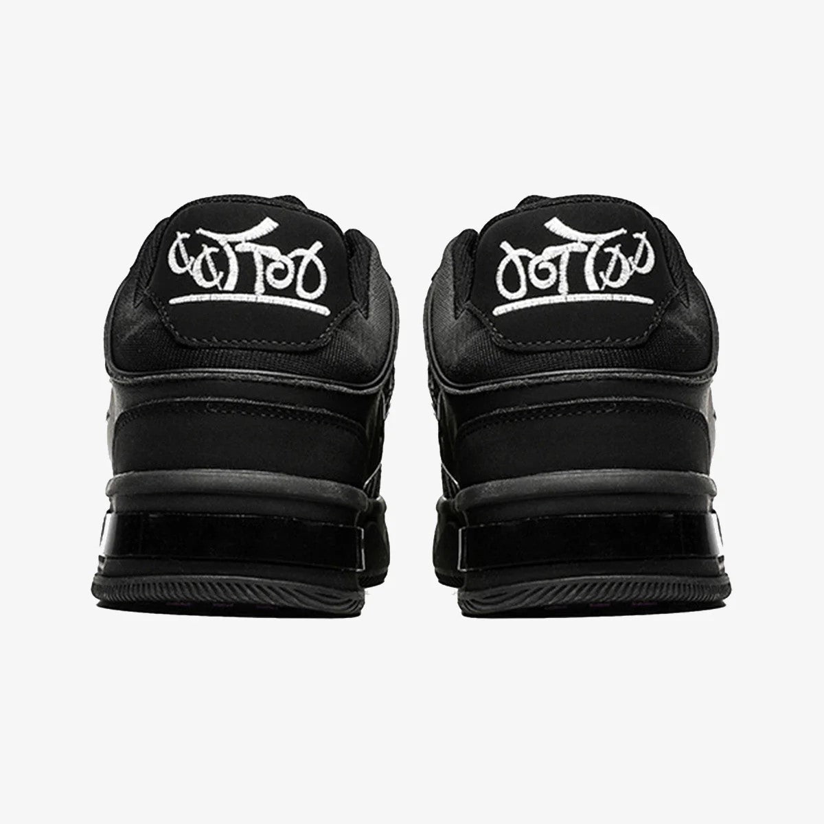 Shadow Letters | Embroidered Skate Shoes - Luxuryurbanwear