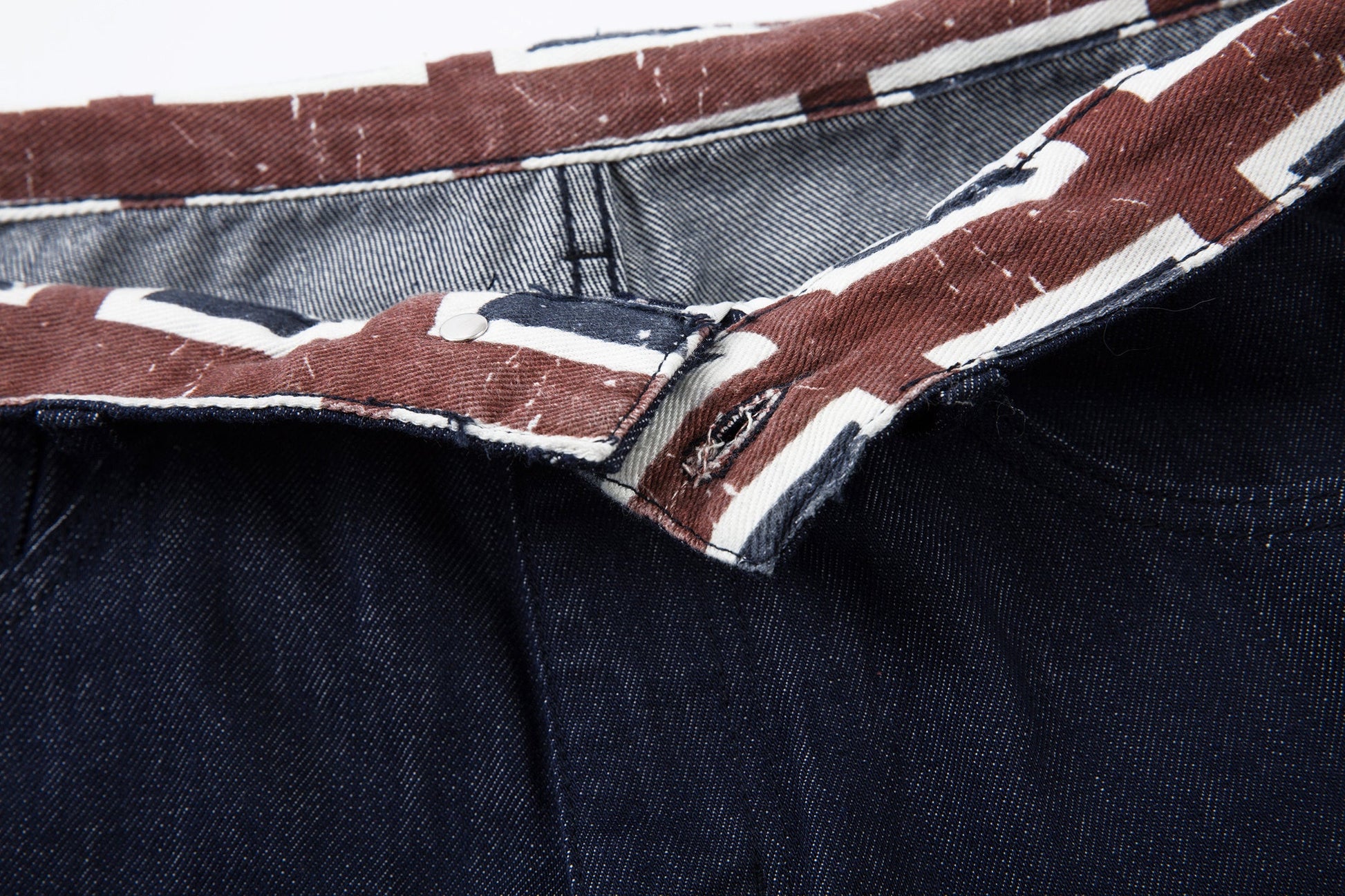 Retro Spliced Streetwear Denim | Y2K Wide Leg Baggy Jeans - Luxuryurbanwear