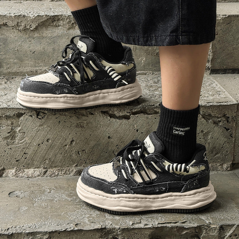 Blaze | Retro Skateboard Sneakers - Luxuryurbanwear
