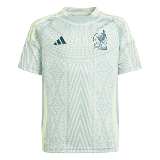 adidas Boys Mexico 2024 Away Jersey Linen Green