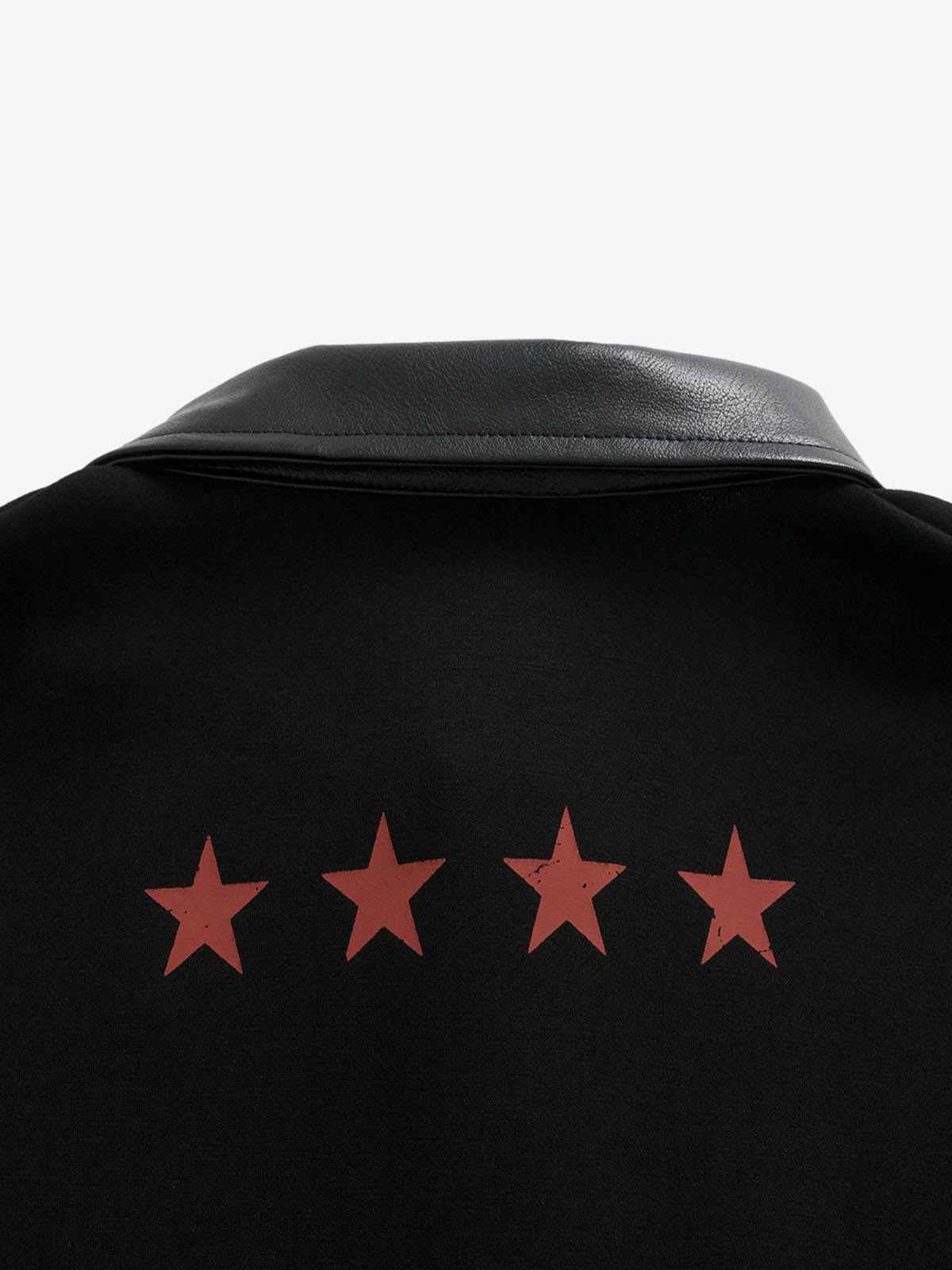 Motorcycle Style Lapel Polo Long Sleeve T-Shirt