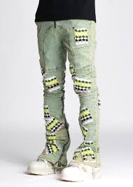 GUAPI Jeans Patchwork Distressed
