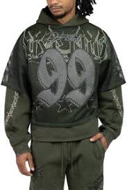 SMOKE RISE Hoodie Graphic Layered