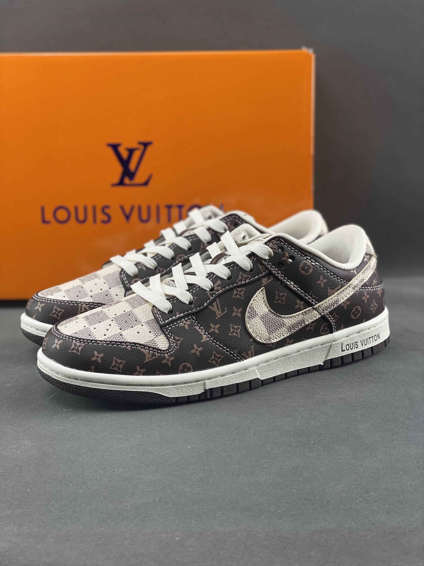 Custom Air Jordan 1 Monogram SJ2068-255 - Unique Style and Authenticity SneakerNational