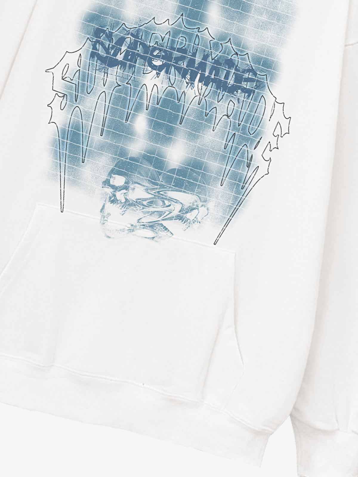 Gothic Skull Graphic Hoodie