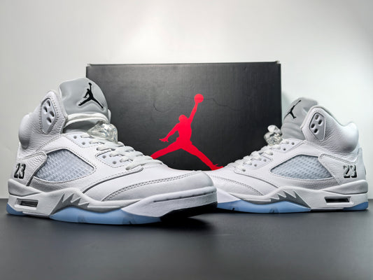 Air Jordan 5 OG White Metallic