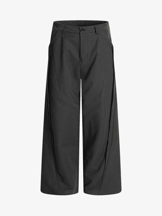 Street Deconstruction Split Casual Suit Pants