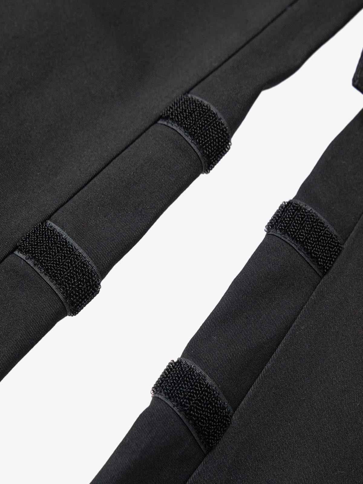 Technical Style Flared Cargo Casual Pants