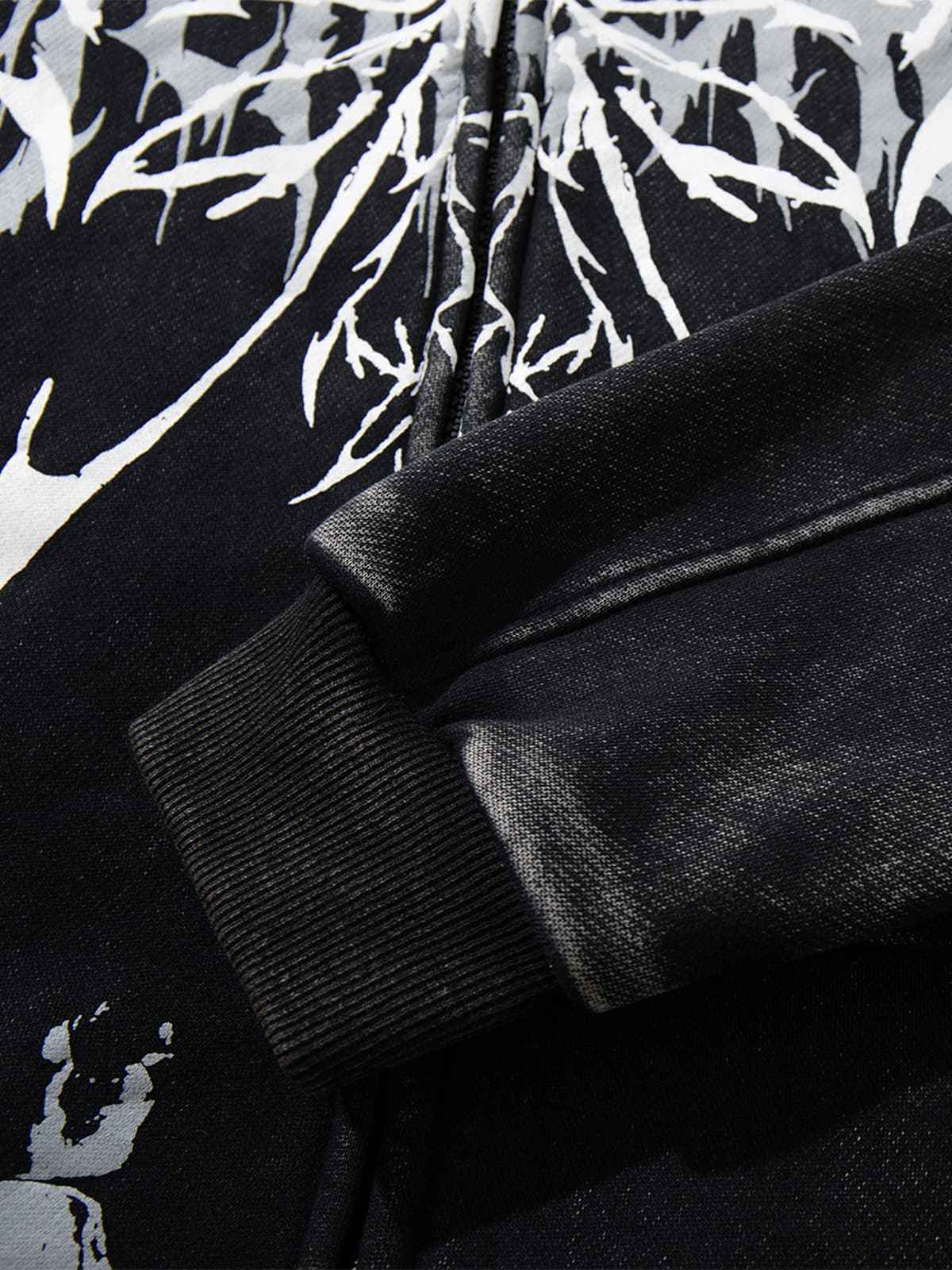 Punk Gothic Butterfly Graphic Streetwear Jacket