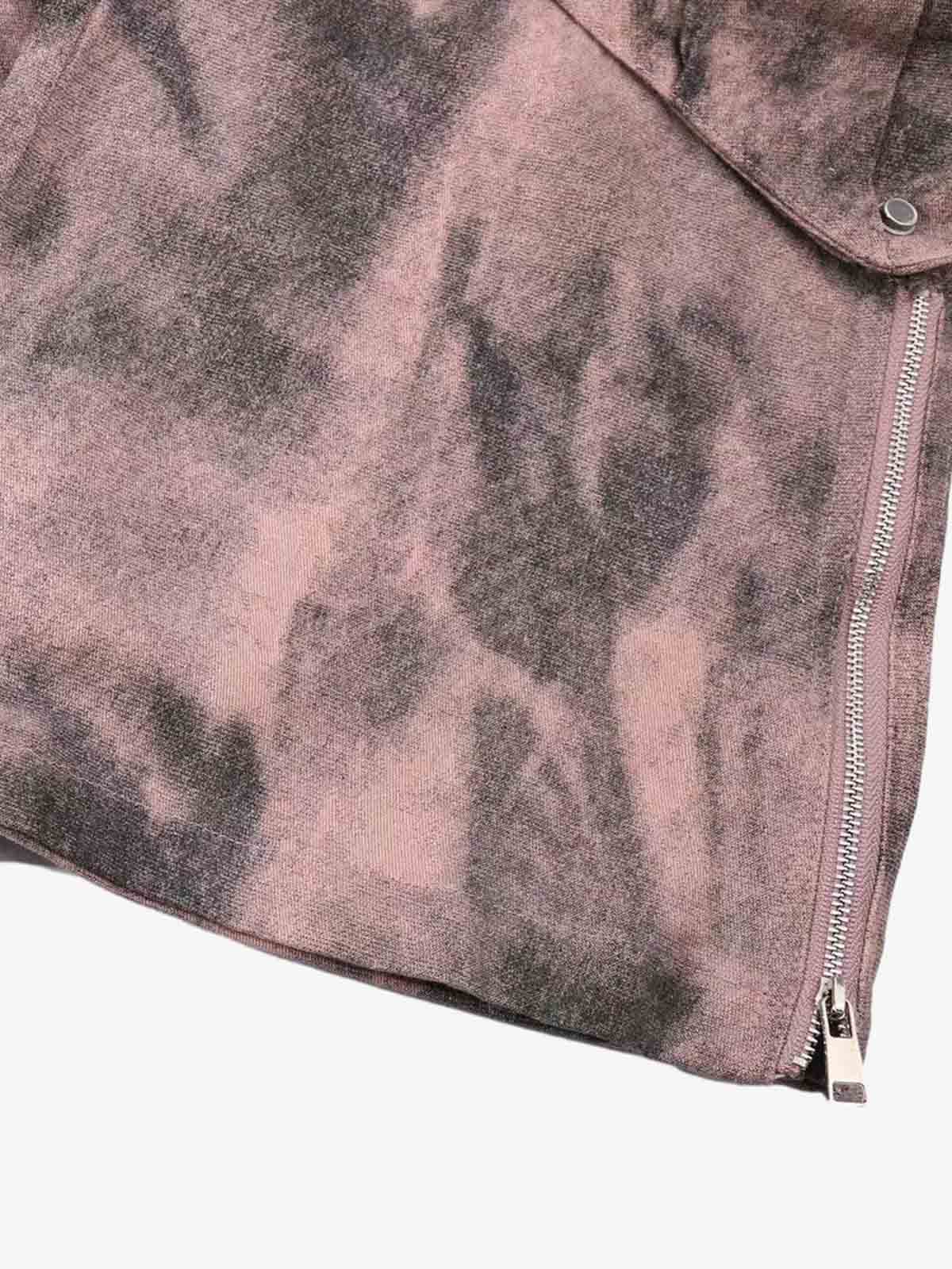 Smoky Dyed Multi-Pocket Tactical Strap Cargo Jeans - Luxuryurbanwear