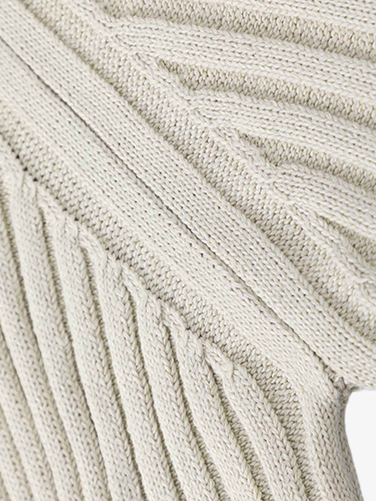 Retro Striped Spray Color Sweater