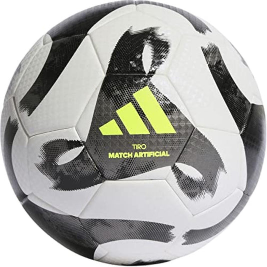 adidas Unisex-Adult Tiro League Art Ball White/Black/Iron Metallic/Solar Yellow 5
