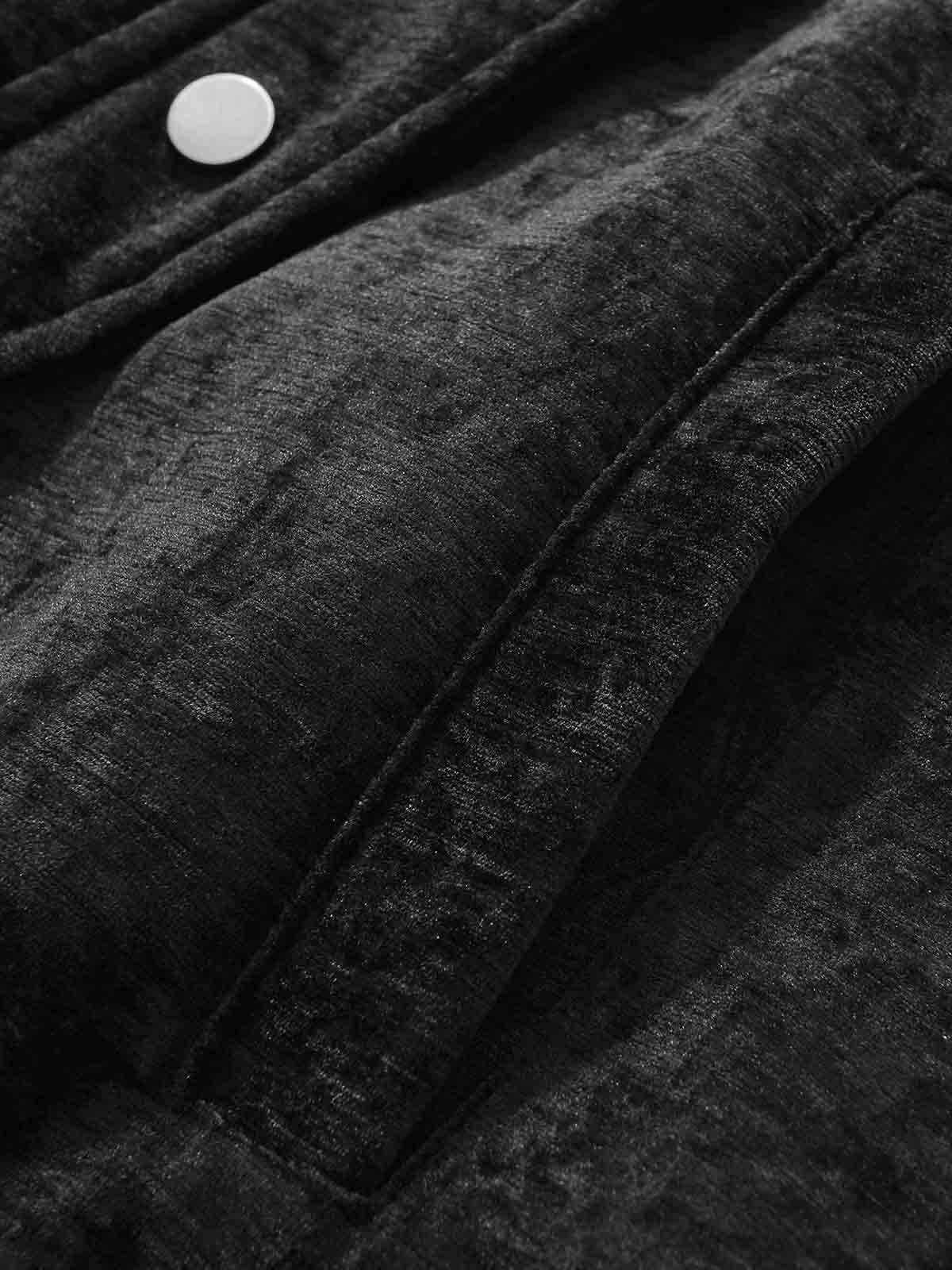 Vintage Suede Deconstructed Workwear Jacket