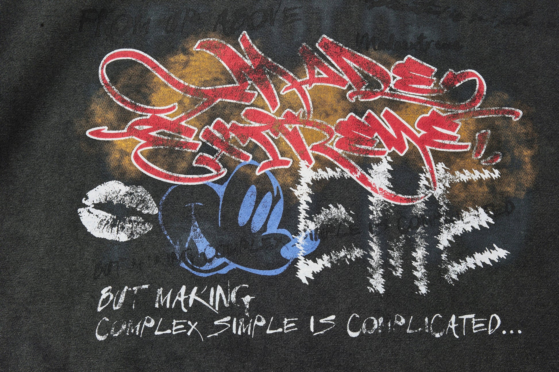 Grunge Graffiti | Full-Zip Hoodie - Luxuryurbanwear